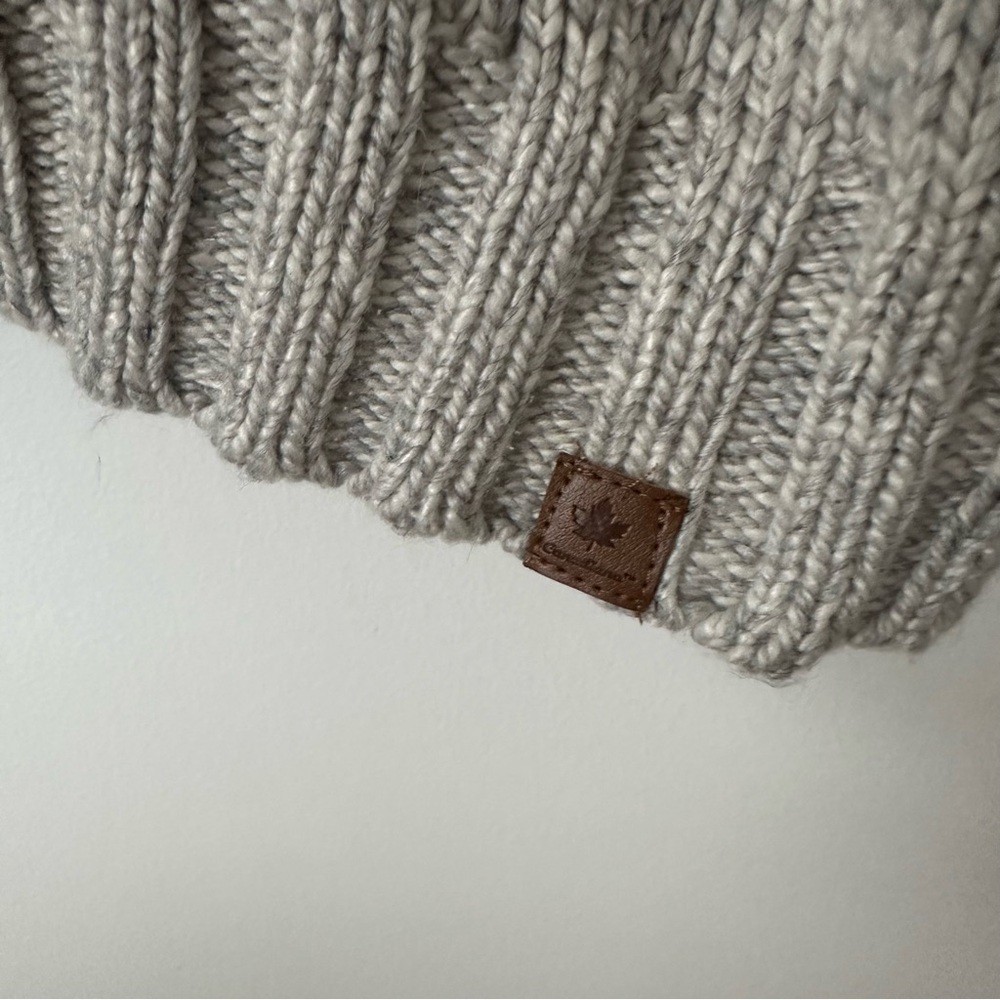 Nordic Men’s Zip Cardigan Sweater Gray XXL Canadian Cozy Outdoor Granola Vibe - Picture 9 of 12